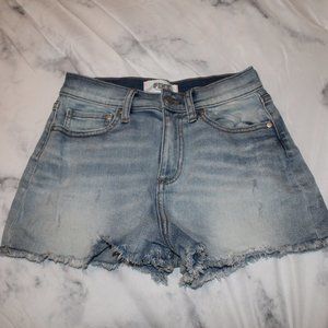 Light Wash Denim Shorts